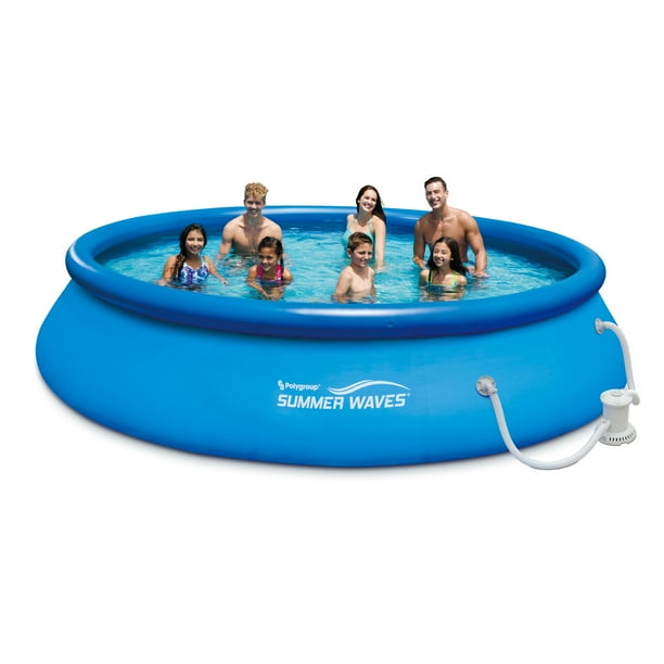 Summer Wave Quick Set Pool 5ft x 15in Swimming Pool Quick & Easy Setup